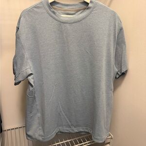 Lululemon Light Blue Dri-Fit Workout Shirt
